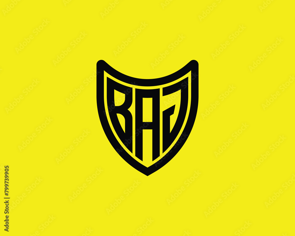BAJ logo design vector template BAJ logo design vector template