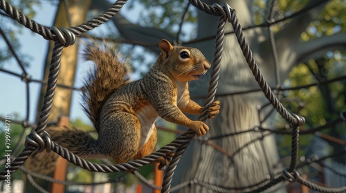 stunned squirrel in park  © Sundas