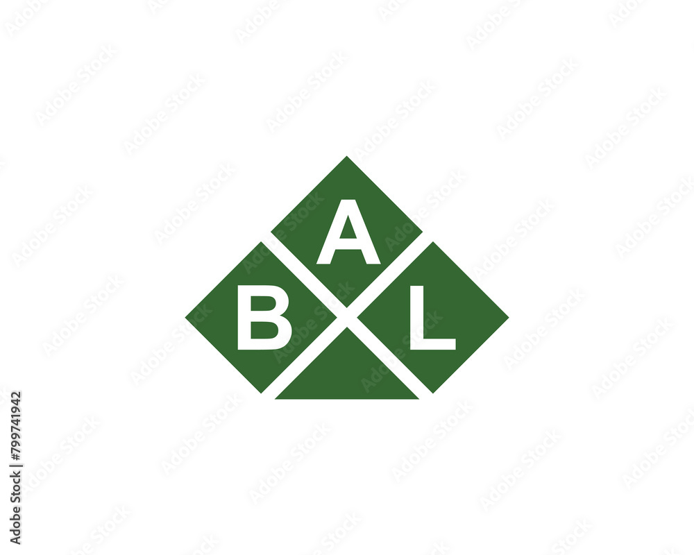 BAL logo design vector template BAL logo design vector template