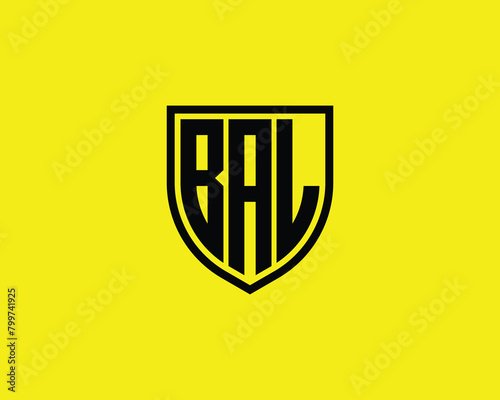 BAL logo design vector template