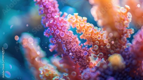 Macro shot of saltwater plants