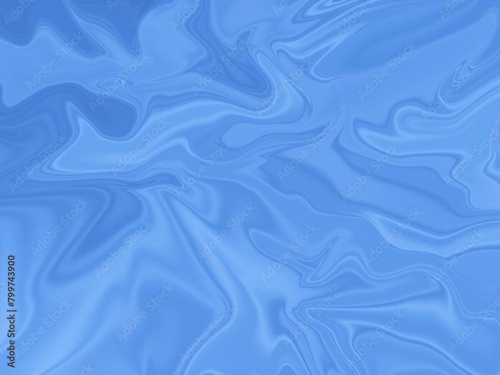 Obraz premium blue fluid art marbling paint textured background. Abstract creative fluid colors