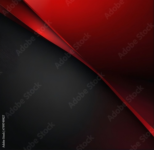 Absract red black lines speed curve motion dynamic geometric design modern futuristic technology background