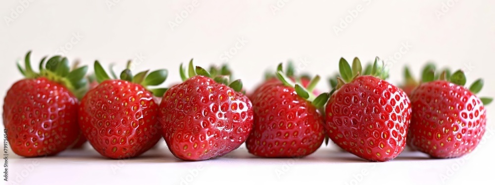 strawberry isolated on white background, Generative AI, strawberry isolated on white background, Generative AI,