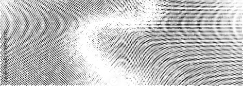 Wallpaper Mural Gradientt wavy halftone dotted pattern. Vector illustration
 Torontodigital.ca