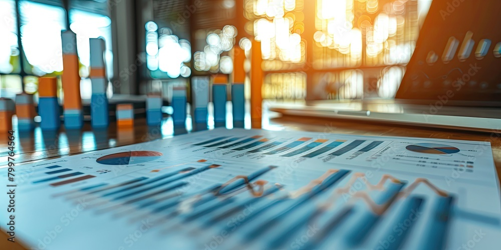marketing concept with financial graph and chart marketing concept with financial graph and chart