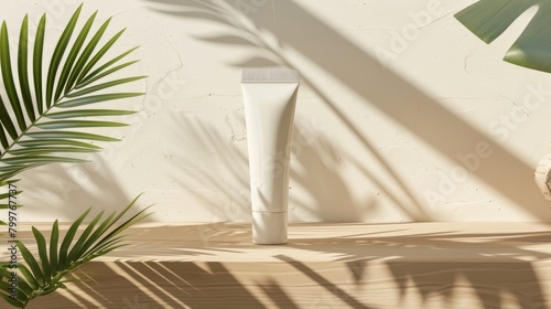 Protect your skin with our compact SPF  sunscreen package perfect for onthego use, Generated by AI photo