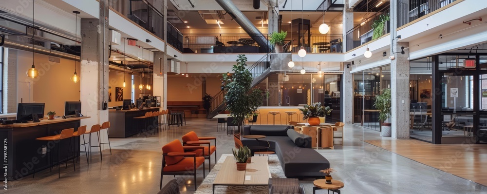 Hightech startups thrive in coworking spaces equipped with the latest digital collaboration tools