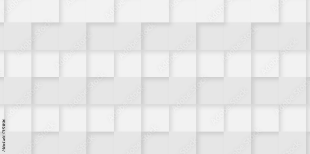 Abstract background with squares. Abstract 3d cube pattern background. Geometric vector illustration technology blank box. Seamless business tile design. Abstract background with squares. Abstract 3d cube pattern background. Geometric vector illustration technology blank box. Seamless business tile design.