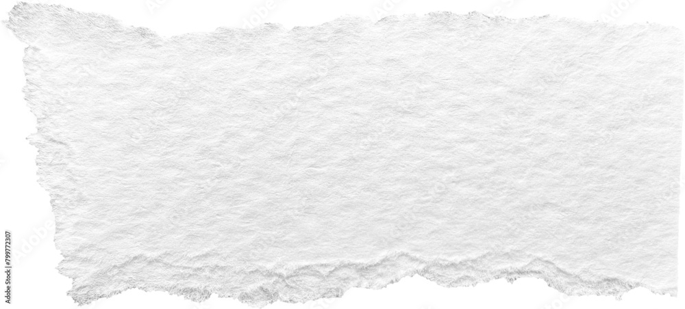 White Torn Paper Piece White Torn Paper Piece