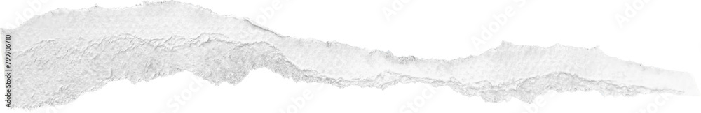 White Torn Paper Strip White Torn Paper Strip