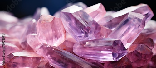 Kunzite Crystal Texture photo