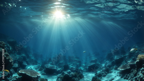 underwater view of the world #799791589