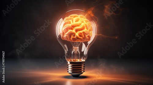 Burning Light Bulb