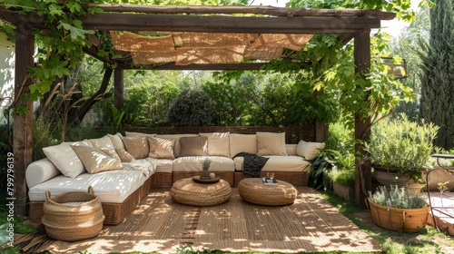 Outdoor Sofa Garden Party: Photos of outdoor sofas set up for garden parties © MAY