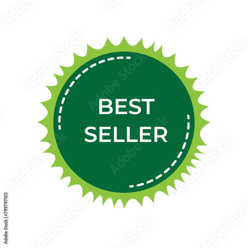 Best seller icon designs set with laurel, best seller badge logo template isolated on white vector illustration eps 10