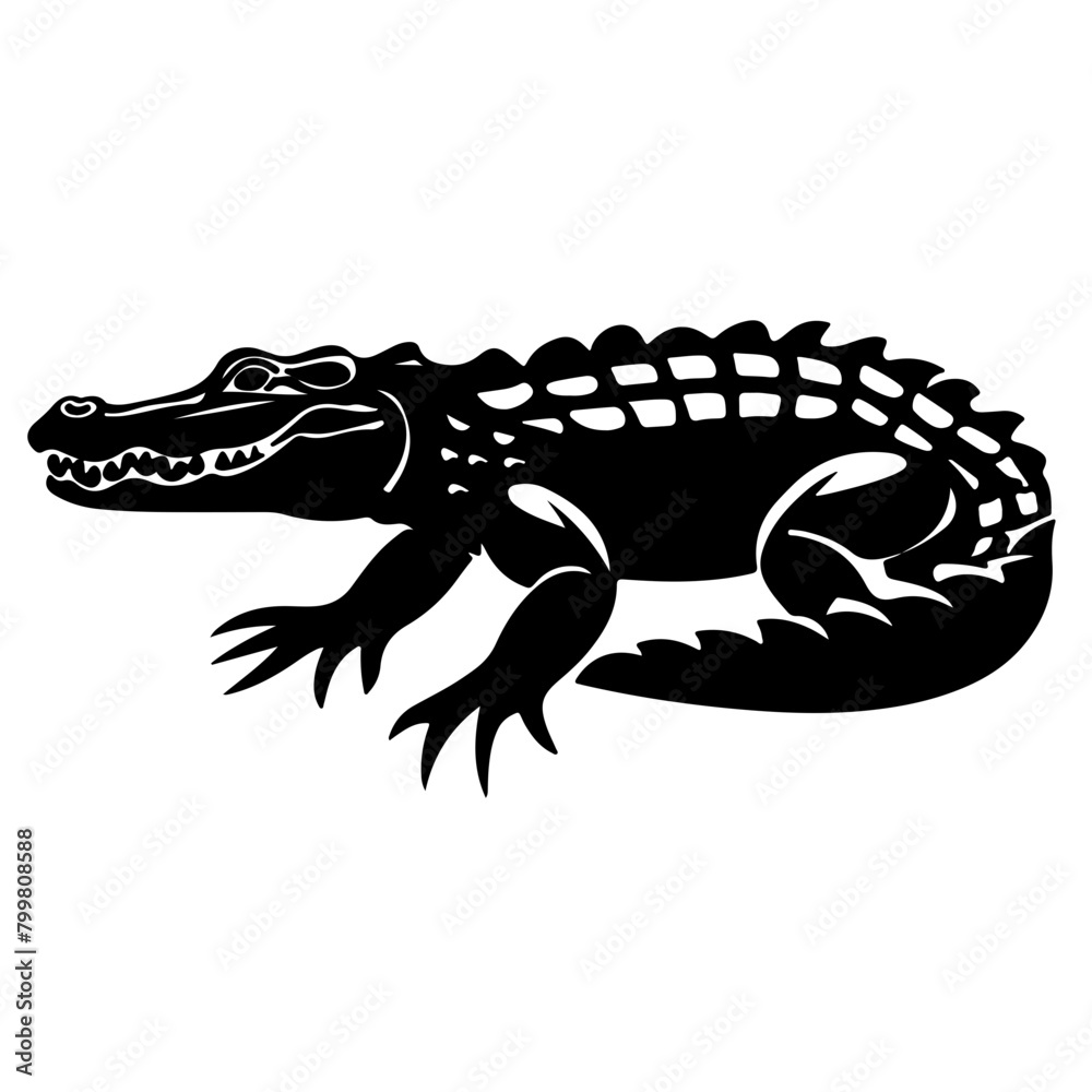 Fototapeta premium Animal silhouette icon black
