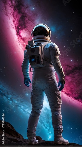 astronaut in space