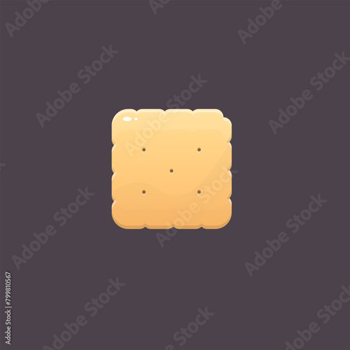 Game UI Icon Cookie Sweet Isolated Vector Design (ID: 799810567)