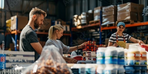 Efficient Teamwork in a Busy Warehouse Environment