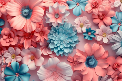 A close up of a colorful flower with a colorful background