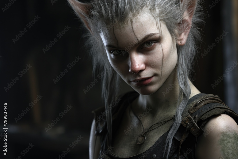 Intense Gaze of a Fierce Warrior Intense Gaze of a Fierce Warrior