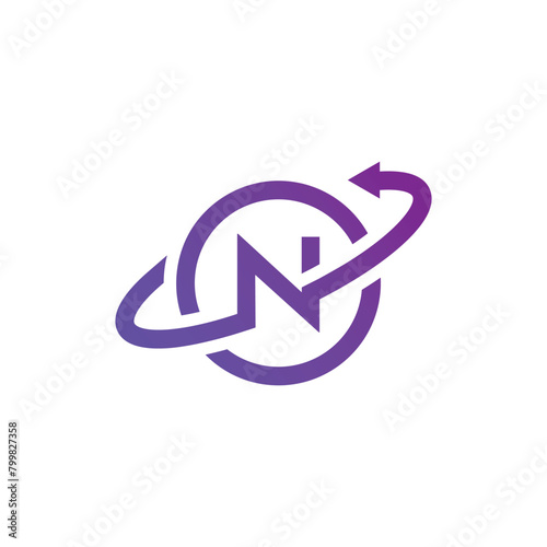 Free Download Letter N Planet Space - GFXLoad