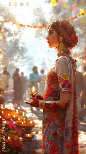 Diwali market dazzles in vi...