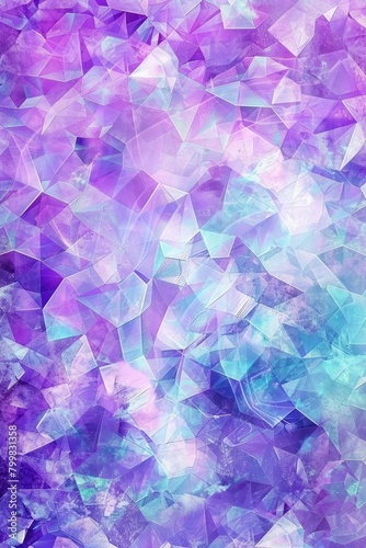 Lavender and Mint Abstract geometric pattern background