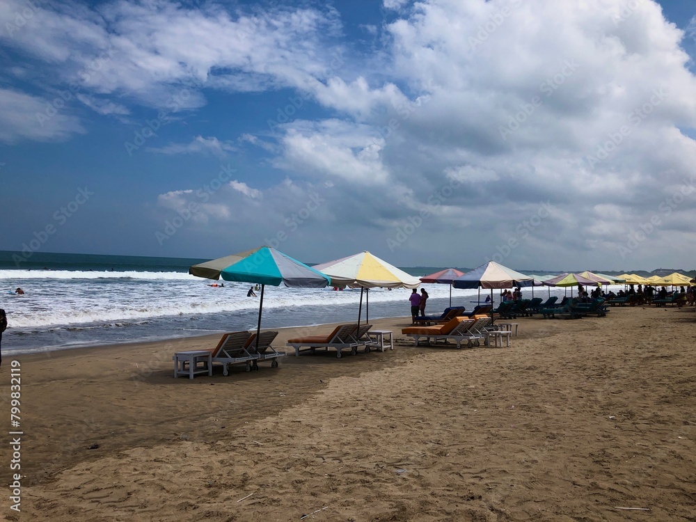 Bali, 5 Mei 2024 - Welcome to Kuta Beach, Bali, Indonesia