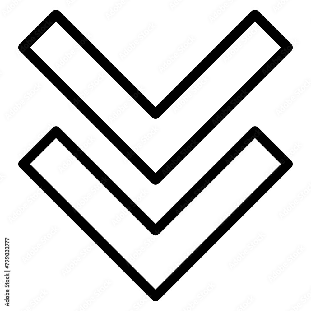 down arrow down arrow