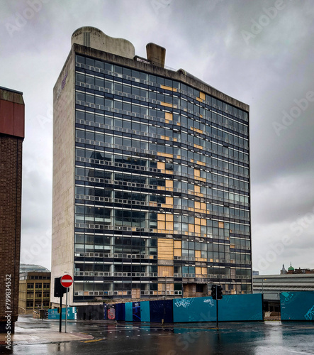 Abandoned office building