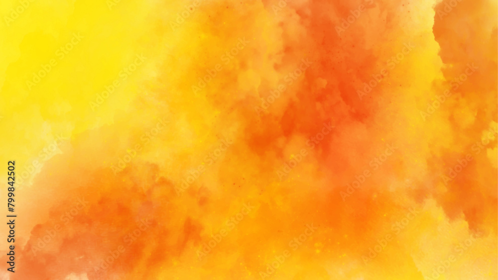 Yellow burnt orange red fiery golden brown black abstract background for design. Abstract yellow watercolor background. Yellow burnt orange red fiery golden brown black abstract background for design. Abstract yellow watercolor background.