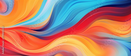 Bold and bright vector background with dynamic swirling patterns, ideal for energetic and modern creative projects,