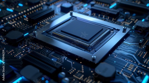 Against a backdrop of innovation, the CPU microchip and GPU card stand as beacons of progress, pushing the boundaries of what is possible in the realm of computing.