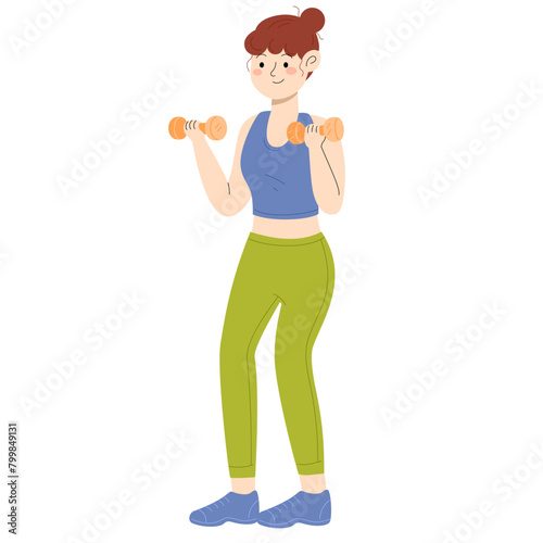 Dumbbell Illustration