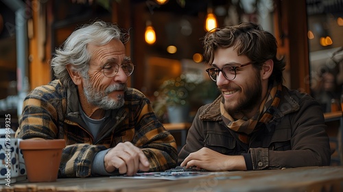 Heartwarming camaraderie: A cozy moment of genuine connection