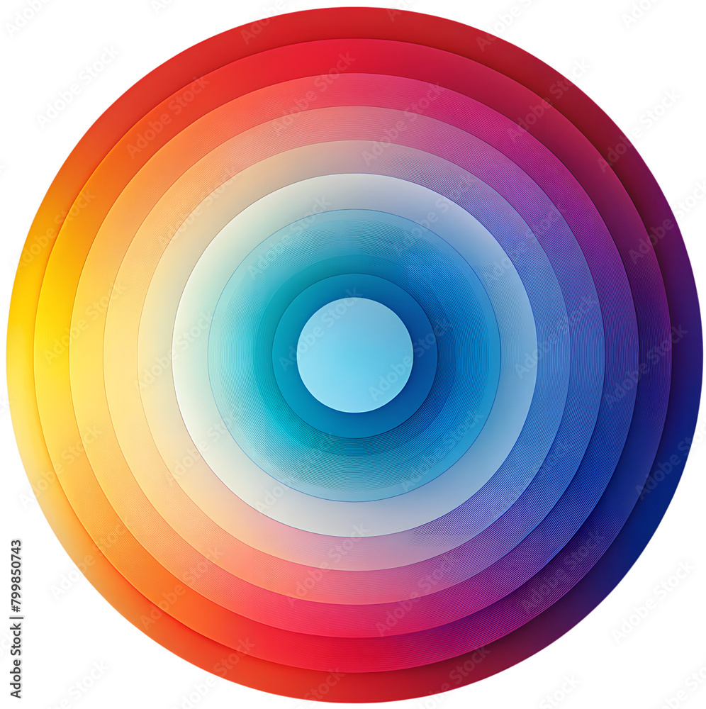 abstract colorful circle, generative ai abstract colorful circle, generative ai
