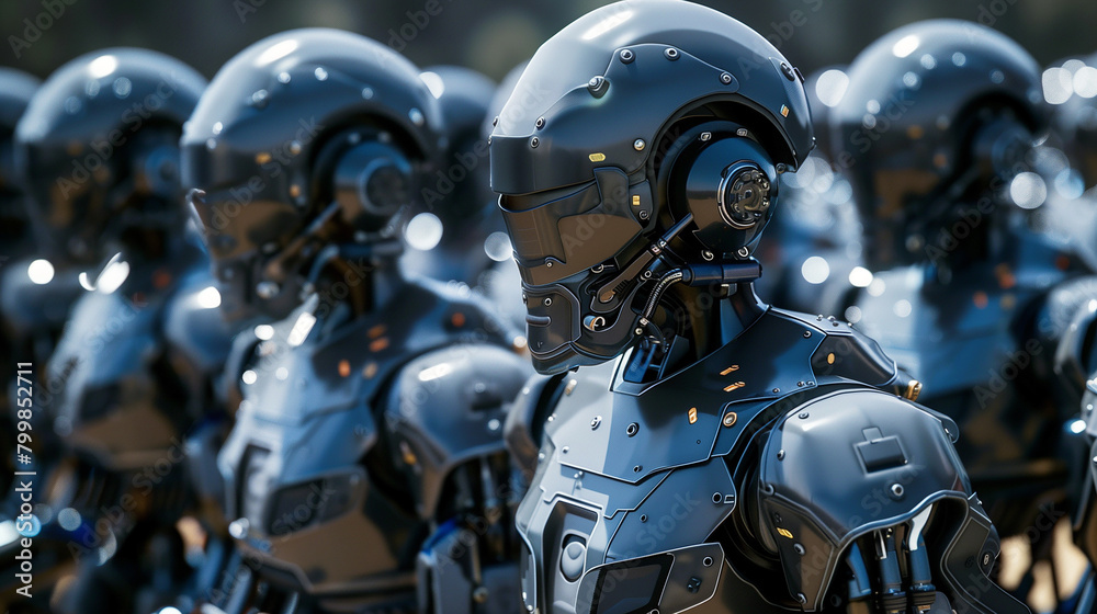 Robots army commander, automation of robotic technical processes Robots army commander, automation of robotic technical processes