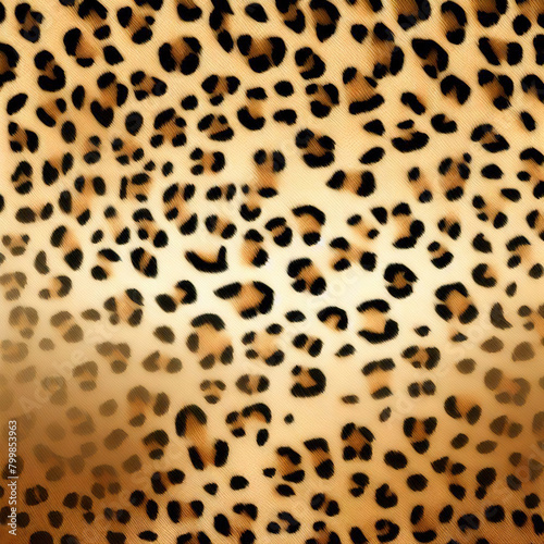 Leopard background with copy space, Ai generated © pil76