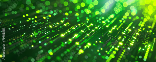 Emerging Connectivity in the Cyber Realm: Neon Green Networks photo