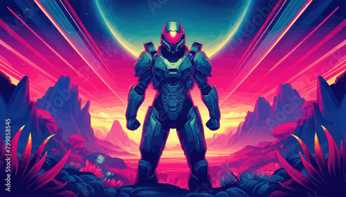 Neon Frontier: Odyssey Armor