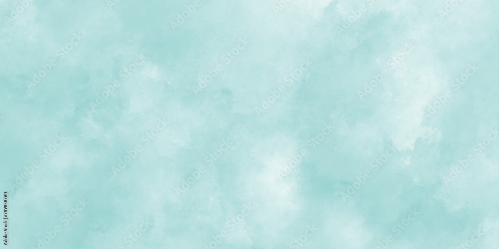 watercolor background concept abstract cloudy sky, cloudy and grunge blue watercolor background texture, shiny beautiful light blue cloudy sky, light sky or ocean blue watercolor abstract background.