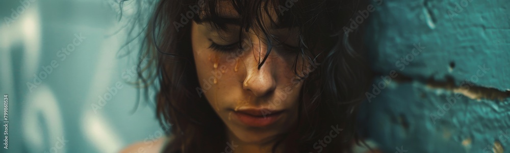 Woman portrait . Banner Woman portrait . Banner
