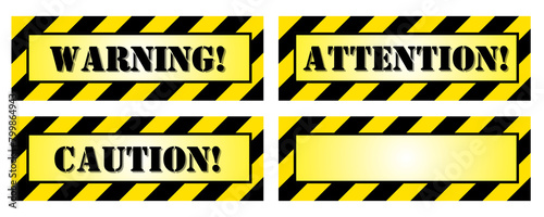 warning sign, Attention sign, caution, risk sign, caution sign, attention,