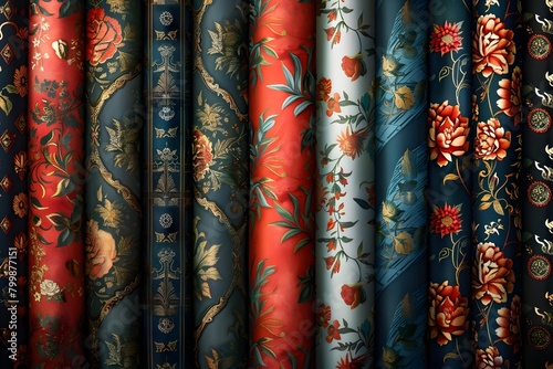 Captivating Endless Variety of Seamless Ornate Patterns Suitable for Any Elegant Design Theme or Style © Jirapron