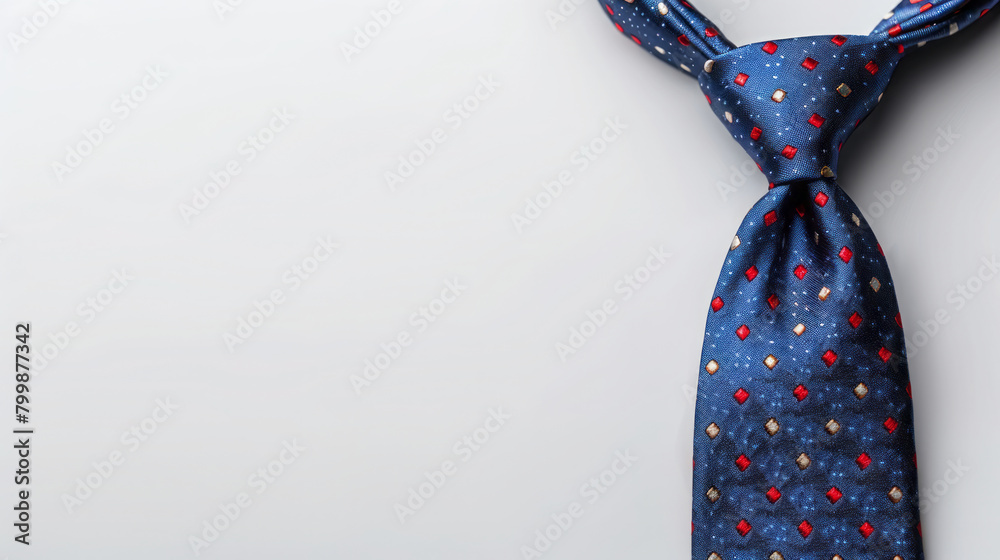 Retro-Styled Tie with American Flag Design Retro-Styled Tie with American Flag Design