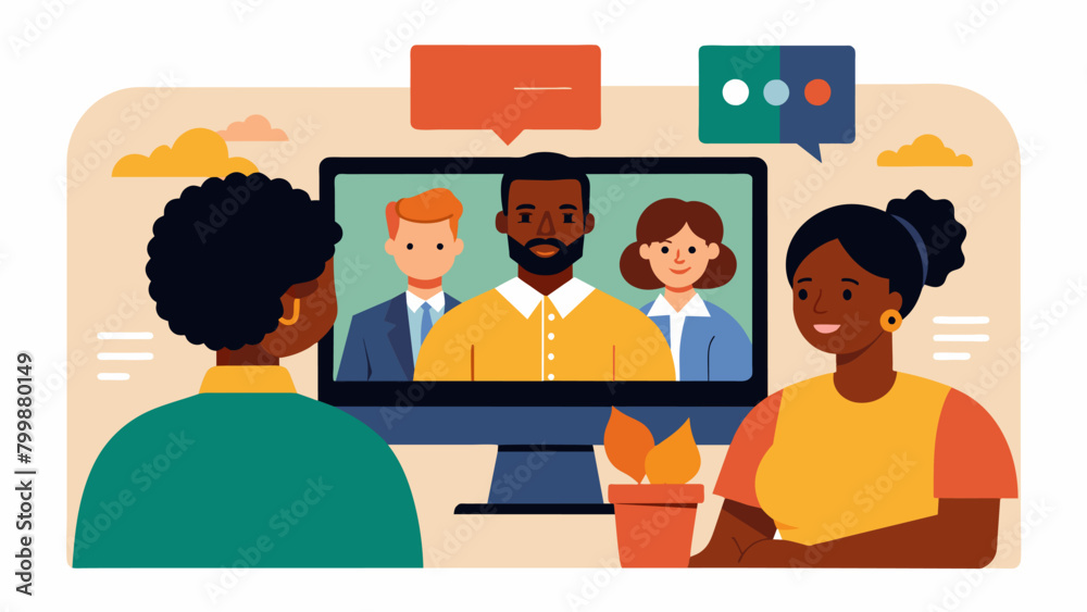 A video screening of a documentary about the history of Juneteenth followed by a QA session with the filmmaker.. Vector illustration A video screening of a documentary about the history of Juneteenth followed by a QA session with the filmmaker.. Vector illustration