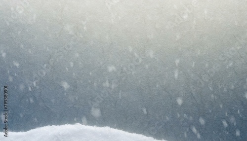 しんしんと降る雪、冬をイメージした背景（和、和紙、和風イメージの背景素材） photo