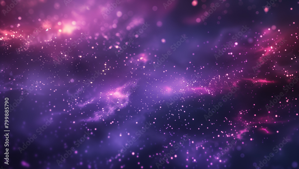 Fototapeta premium Galactic Nebula with Stars in Deep Space 